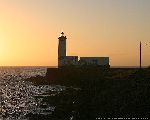 Morgenstimmng am Leuchtturm Ponta Temerosa, Praia, Cabo Verde
